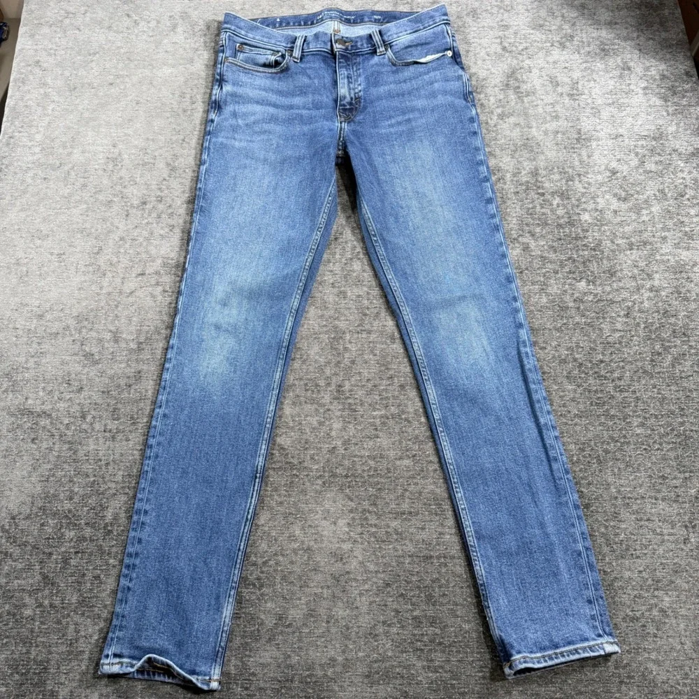 Banana Republic Legacy Slim Fit Jeans Mens 32x34‎ Medium Wash Blue Denim Pants